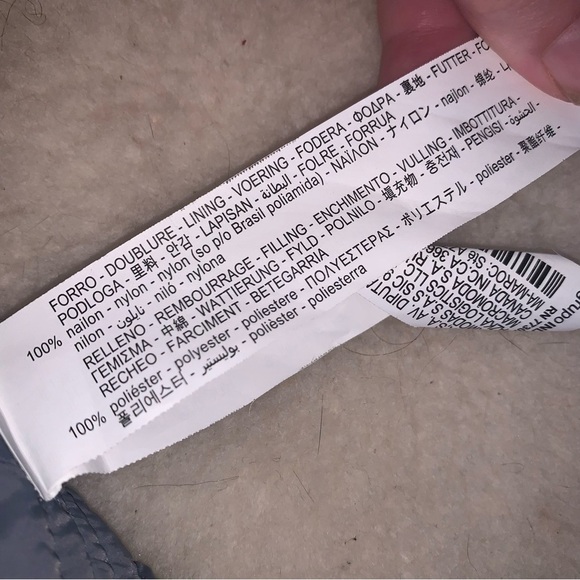 Zara Blue Quilted Puffer Coat Longline - Picture 8 of 11